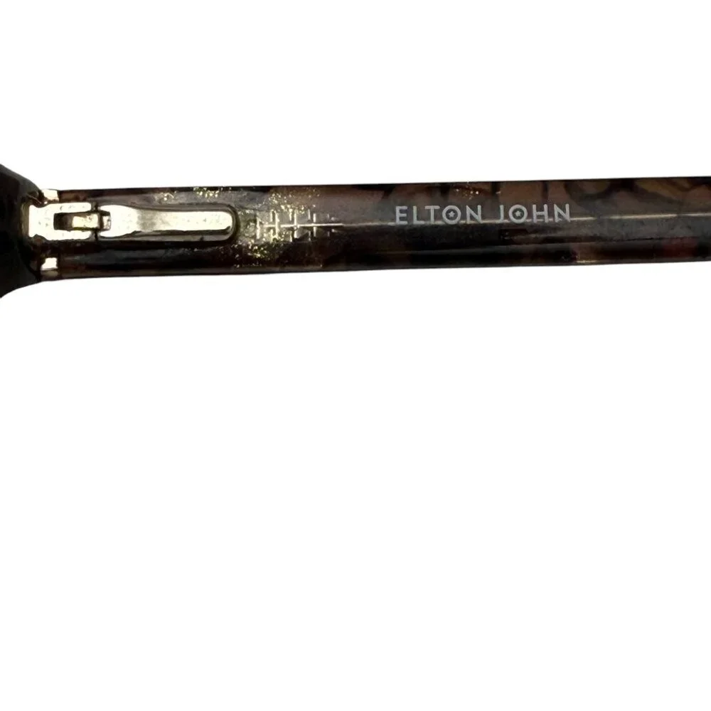 Elton John Eyewear Carnaby Brown Tortoise Unisex Frames Square